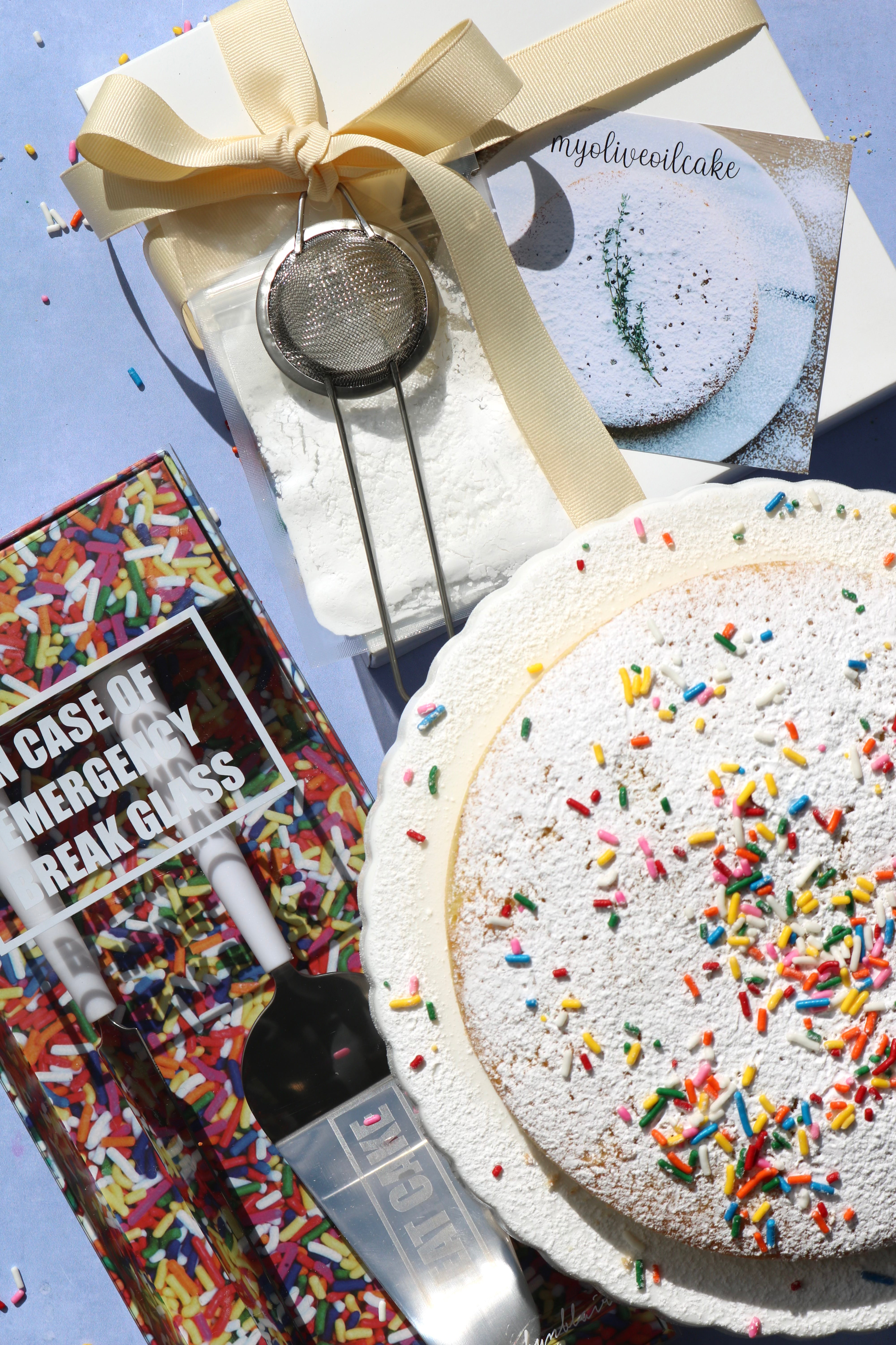 Cake Server + My Olive Oil Cake - Original