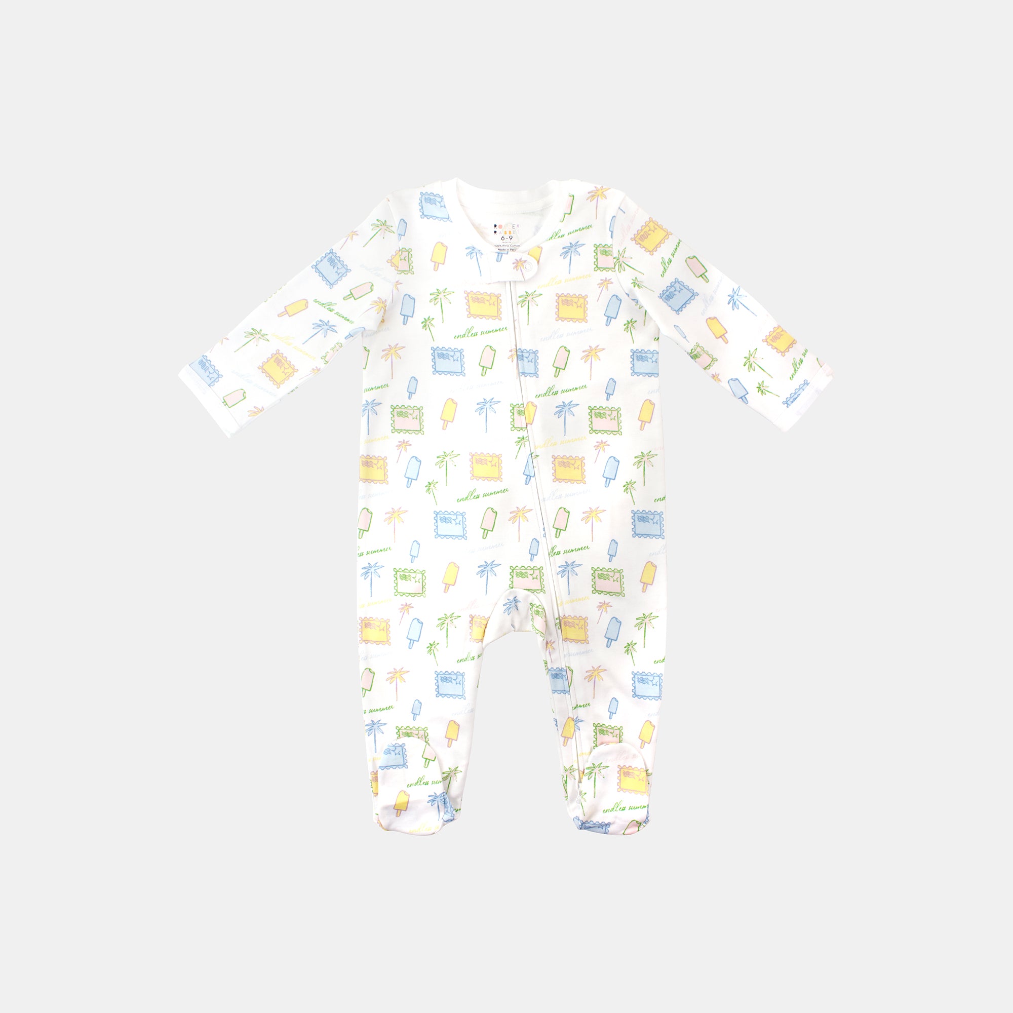 Infant Endless Summer Zipper Footie