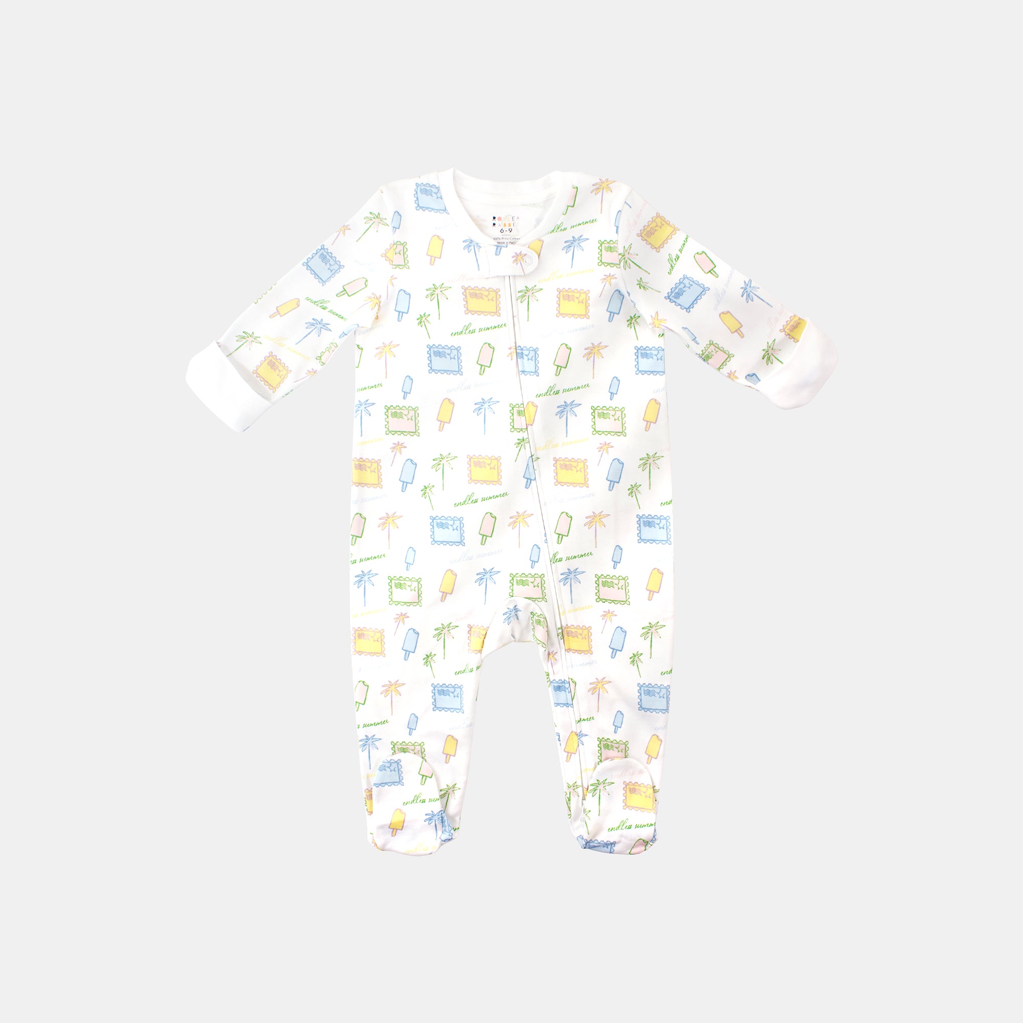 Infant Endless Summer Zipper Footie