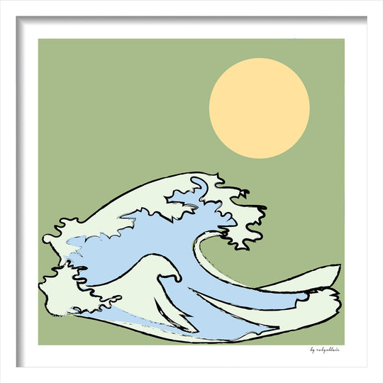 It Comes in Waves Pistachio