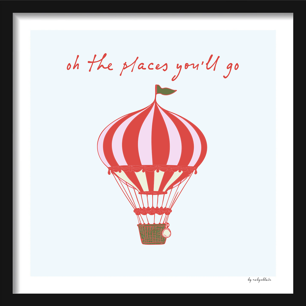 Oh The Places Blue