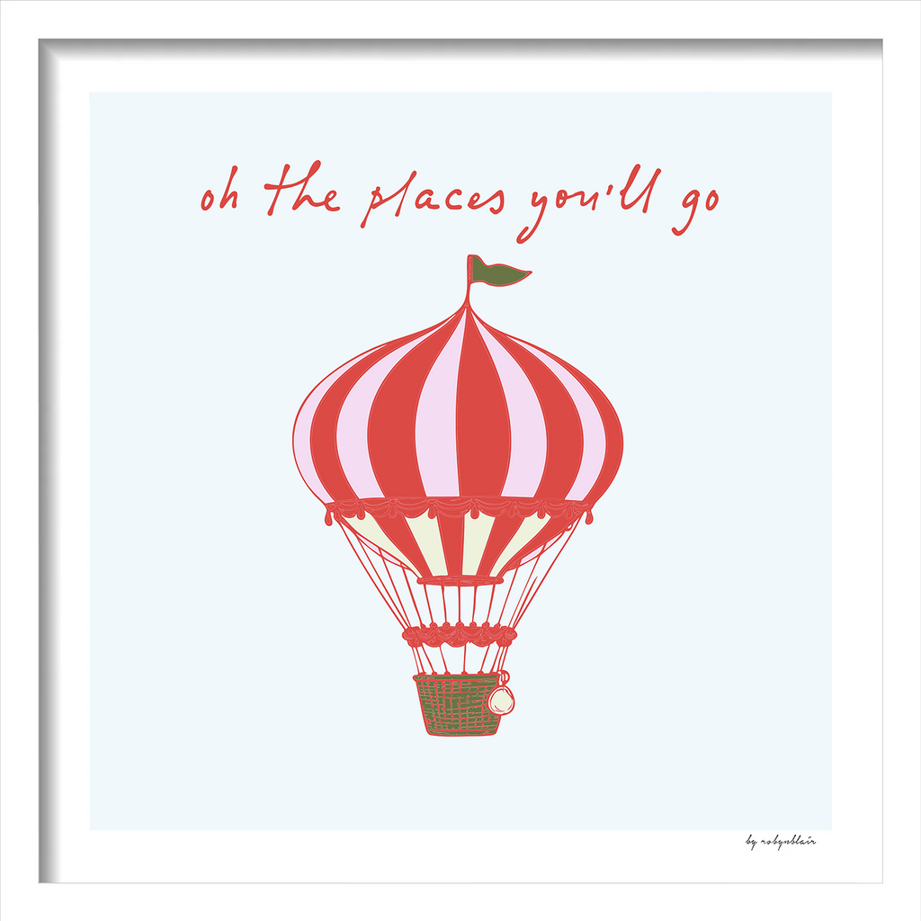 Oh The Places Blue