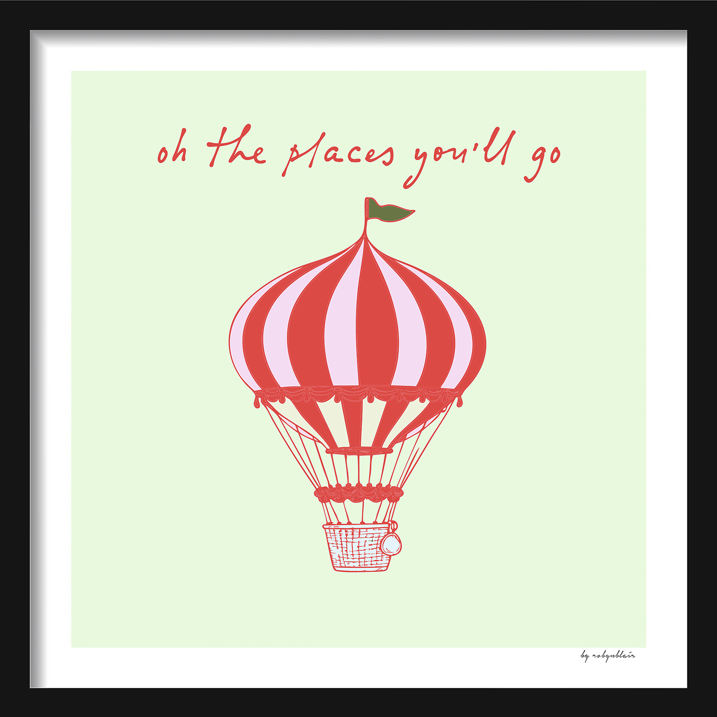 Oh The Places Mint