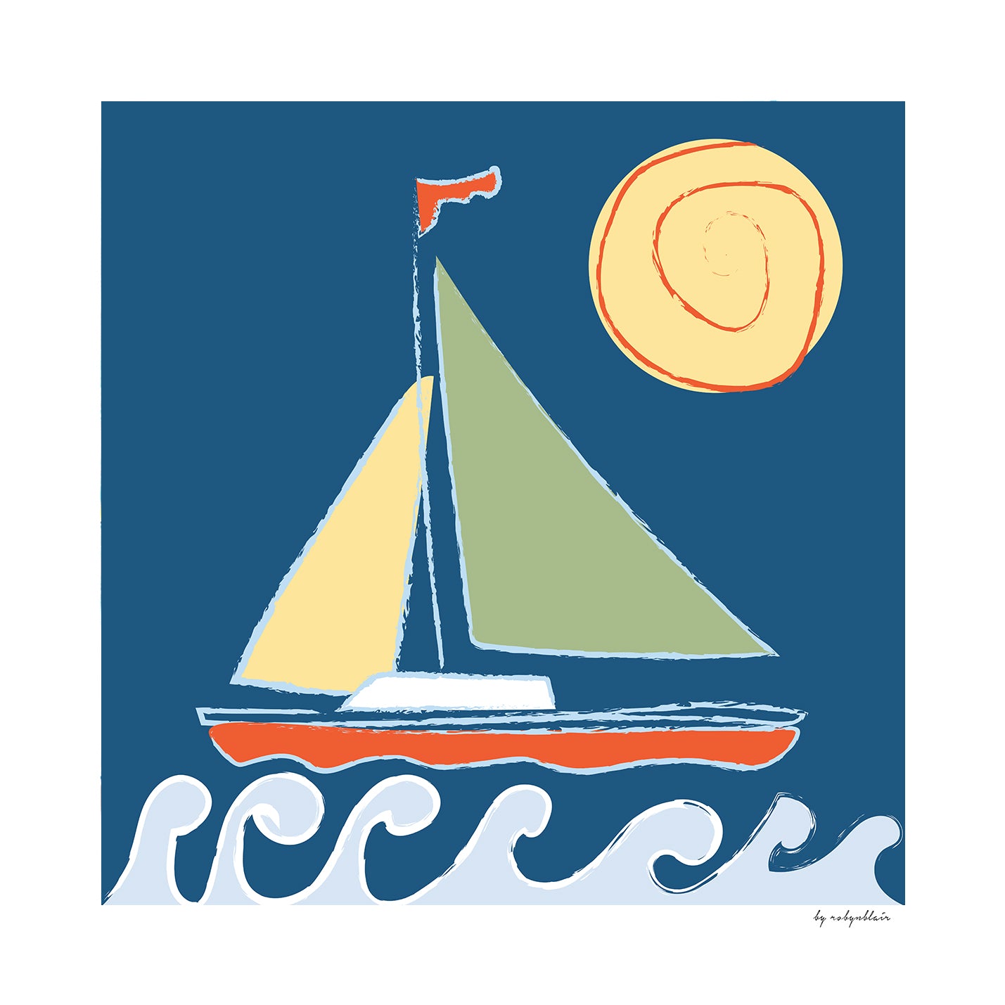 Sailboat Navy