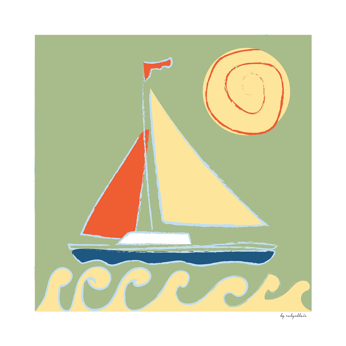 Sailboat Pistachio