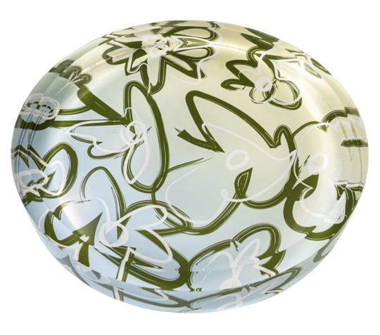 Oversized Sunset Bloom Blue