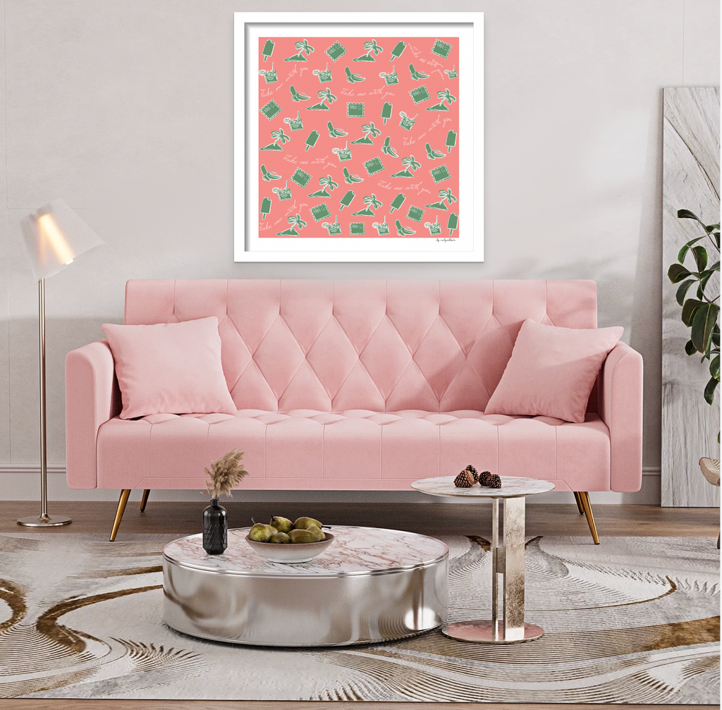 Coral Postcard