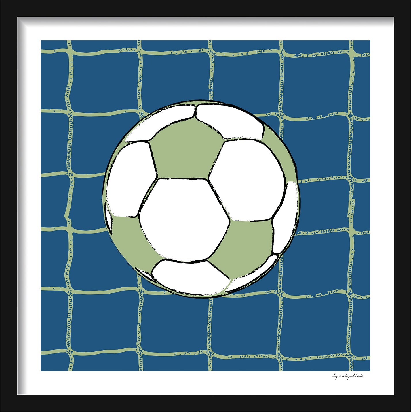 Soccer Ball Navy