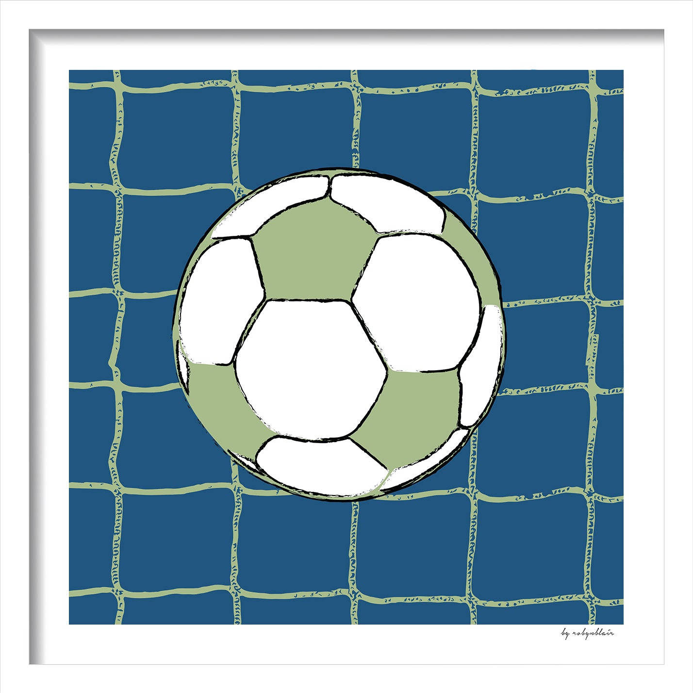 Soccer Ball Navy