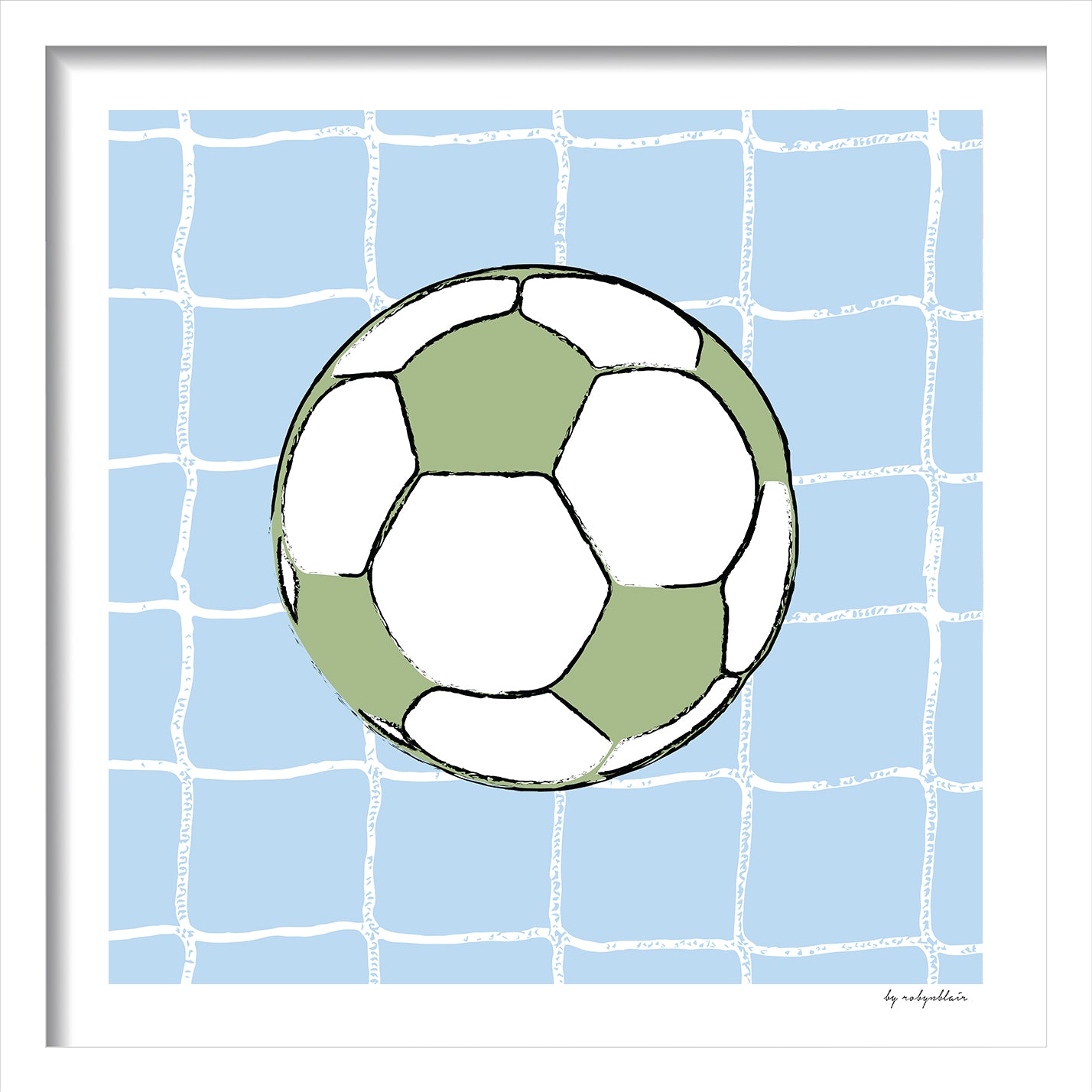 Soccer Ball Sky Blue