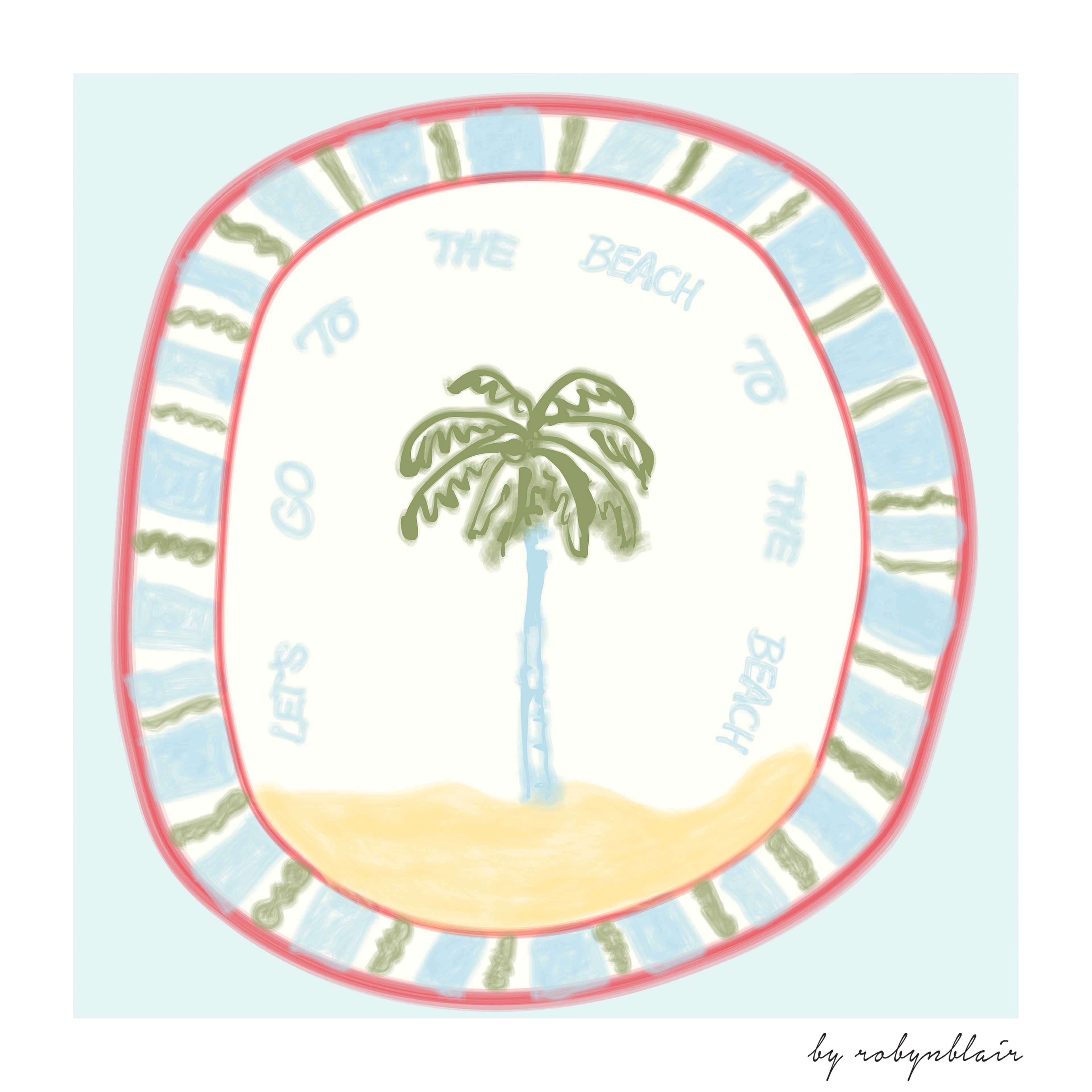 To The Beach Blue