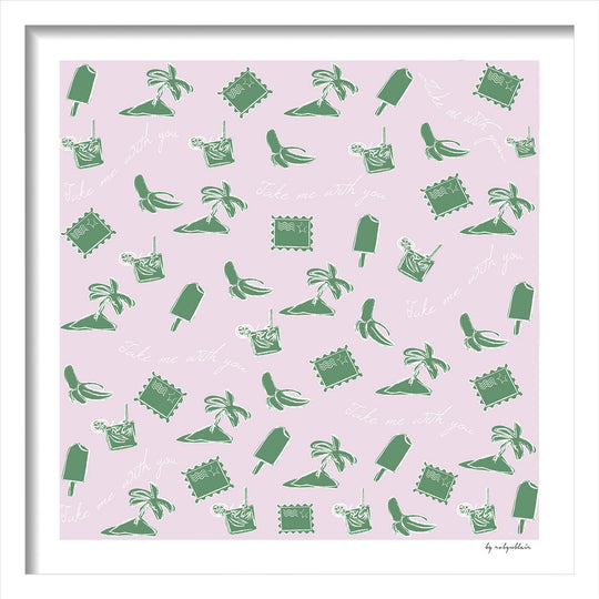 Cotton Candy Postcard