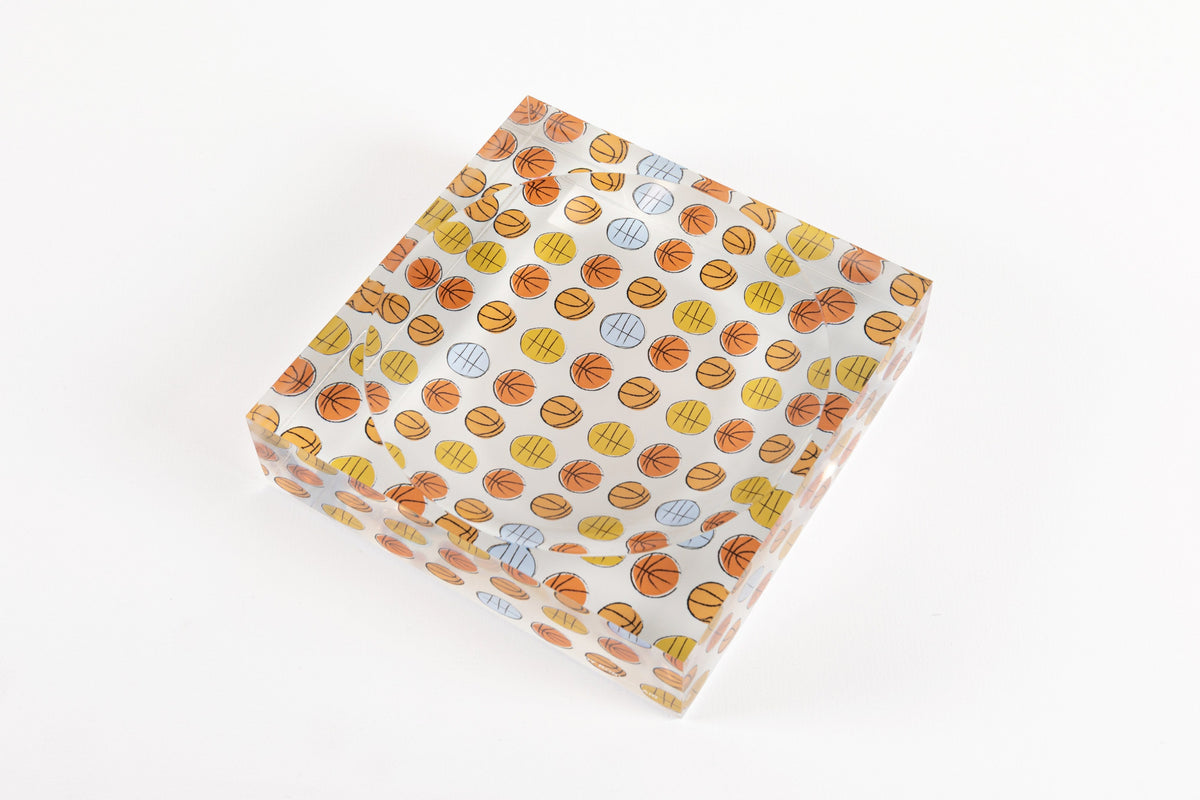 Lucky Hoops candy dish by BY ROBYNBLAIR, angled view