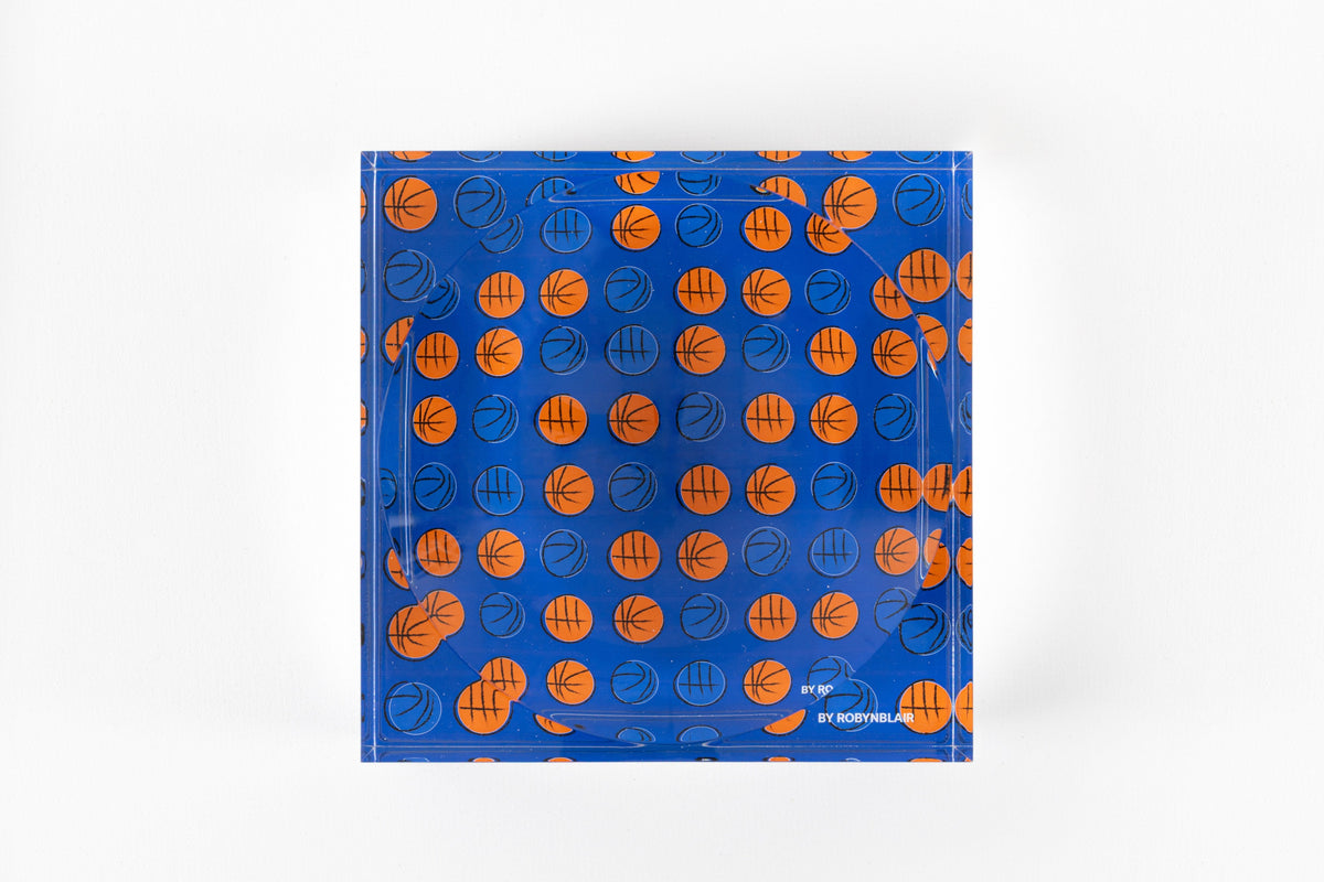 Lucky Hoops candy dish in Champions Edition by BY ROBYNBLAIR, top-down view