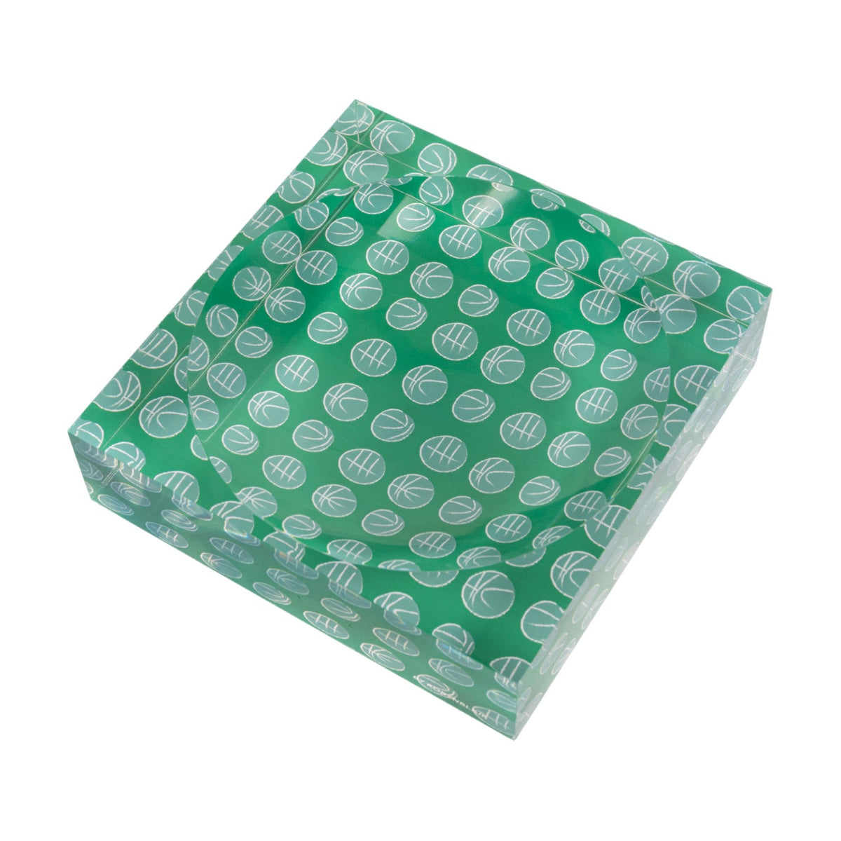 Lucky Hoops candy dish in Green Light by BY ROBYNBLAIR