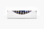 Lucky Hoops candy dish in Midnight Gold by BY ROBYNBLAIR, side view
