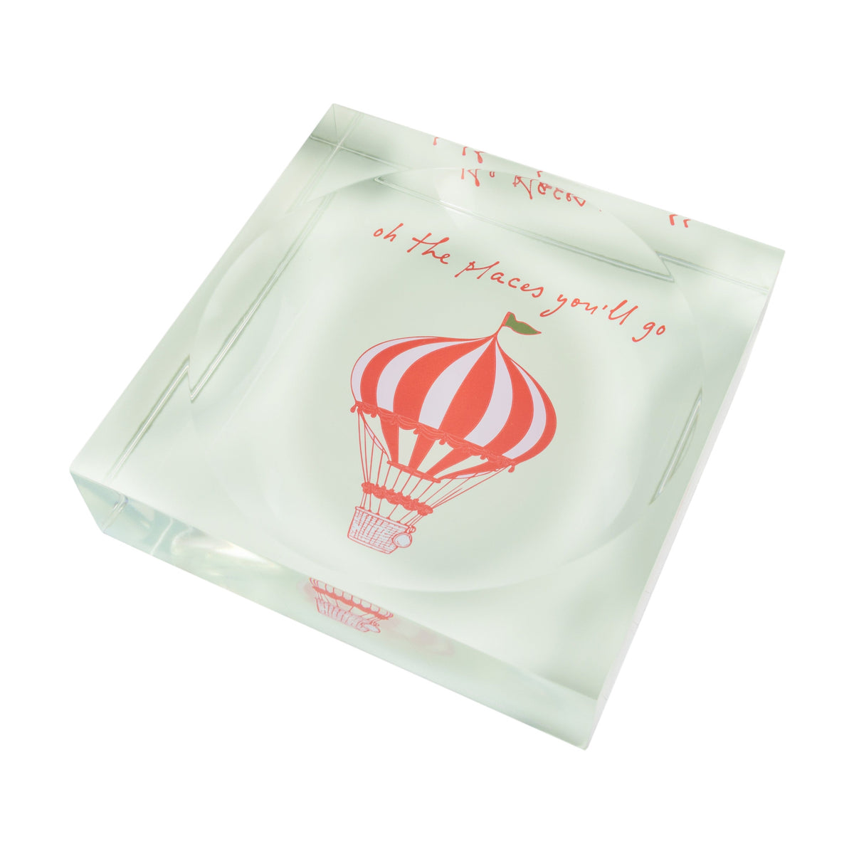 Oh The Places Mint candy dish by BY ROBYNBLAIR