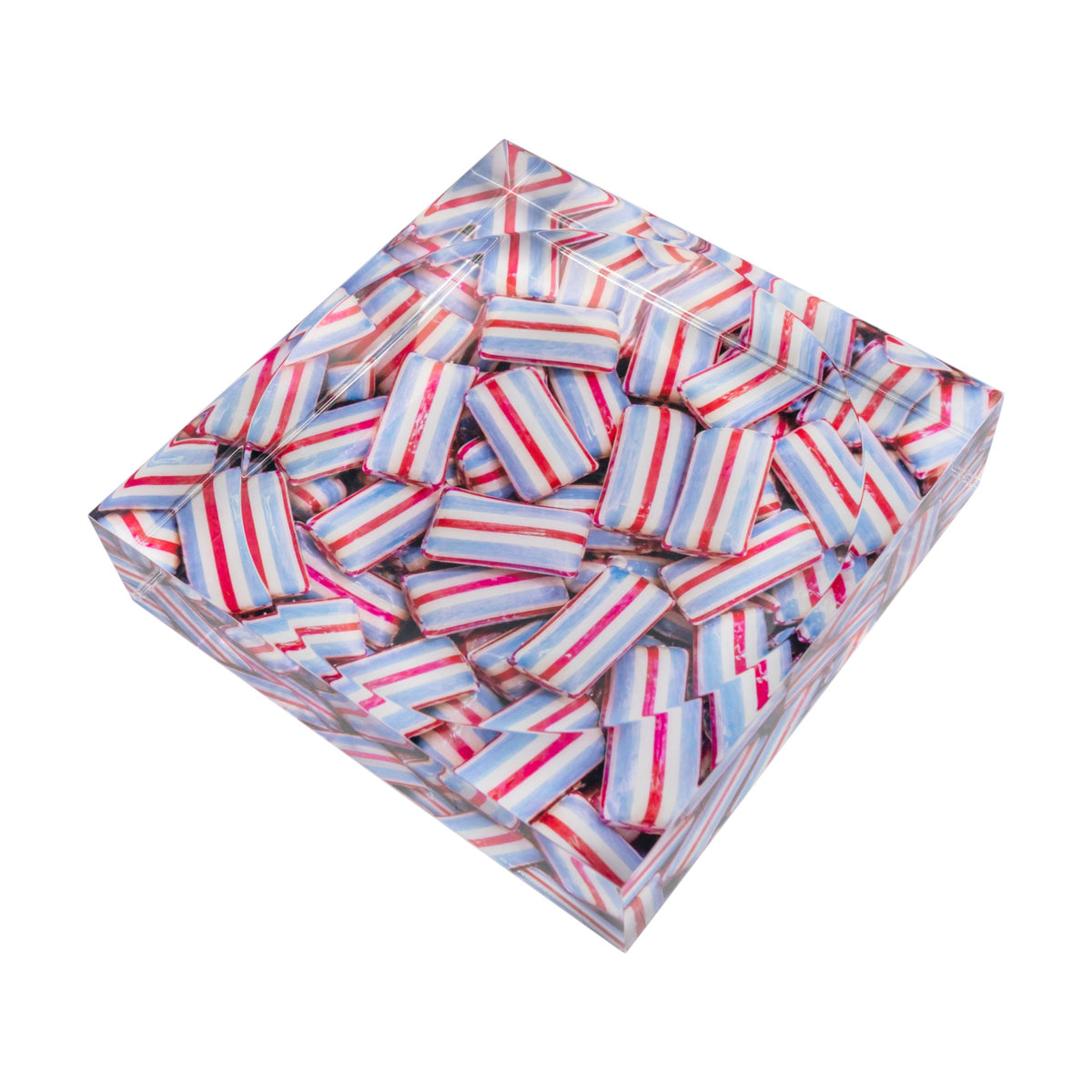 Red White & Sweet candy dish by BY ROBYNBLAIR