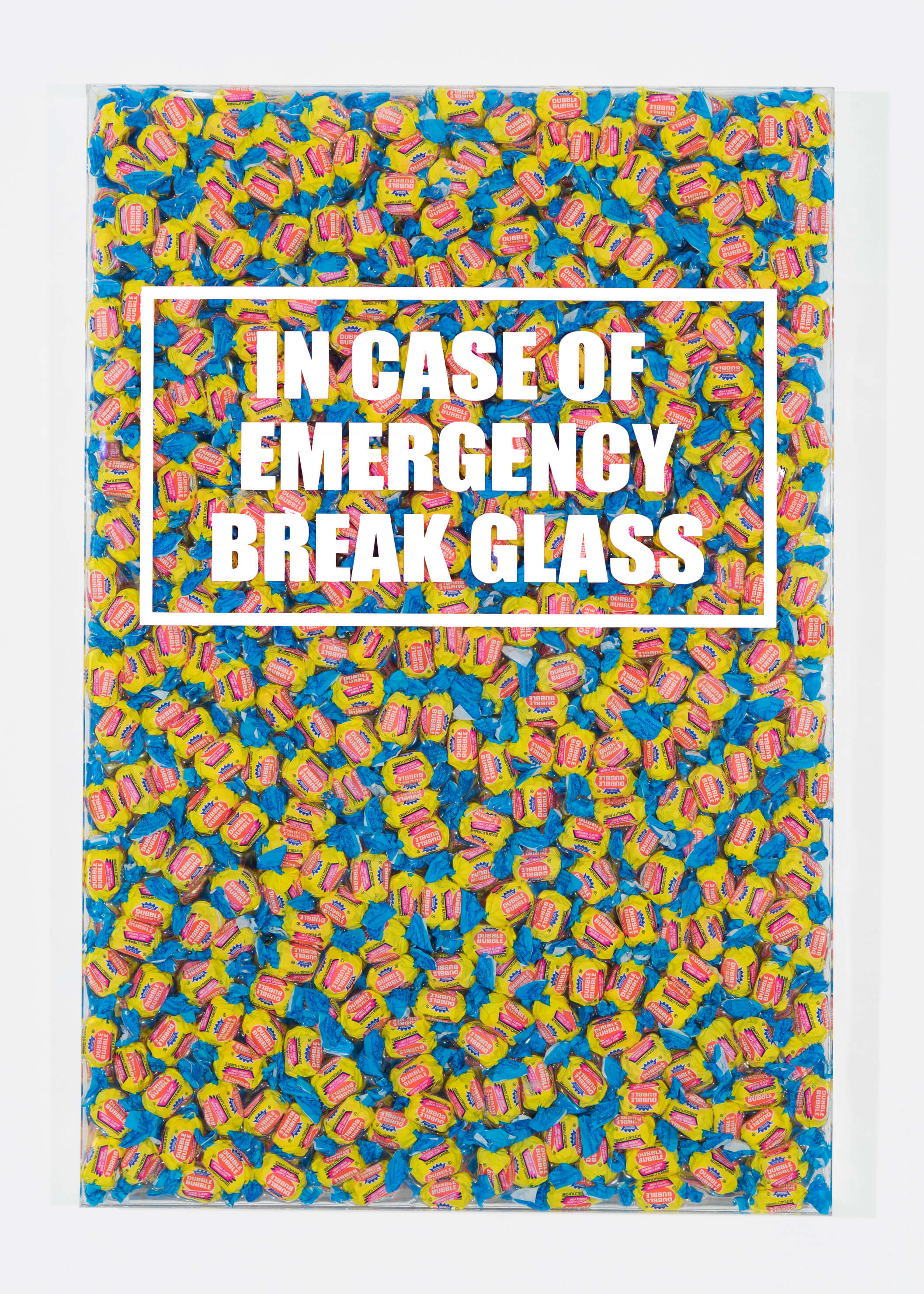 In Case of Emergency Break Glass - White Text