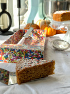 Cake Server + My Olive Oil Cake - Pumpkin